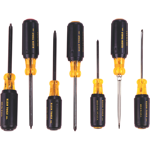 Canadian Basic Cushion-Grip Screwdriver Set, 7 Pcs. Distribution Jean Lapalme