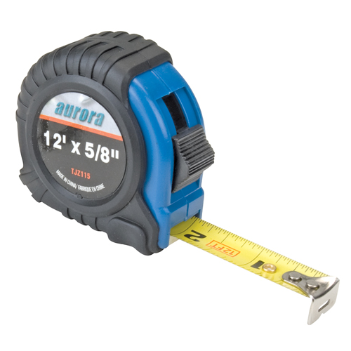 Measuring Tape , 5/8" x 12', in/ft. Graduations Distribution Jean Lapalme