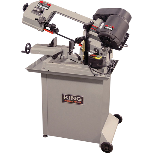 Dual Swivel Metal Cutting Band Saws, Horizontal, Round 5" and 5" x 6" Rectangular Cutting Capacity Distribution Jean Lapalme
