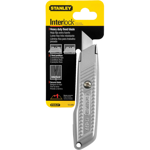 Fixed Blade Interlock&reg; Utility Knife, 5-1/2", Metal Blade Distribution Jean Lapalme
