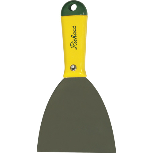 Signature Series Stiff Taping Knife, High-Carbon Steel Blade, 4" Wide, Polypropylene Handle Distribution Jean Lapalme