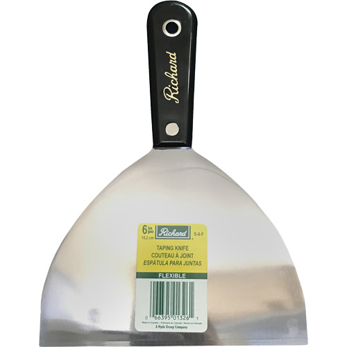 Couteau &agrave; galon sur joint flexible de s&eacute;rie Pro, 6", Lame en Acier &agrave; haute teneur en carbone Distribution Jean Lapalme