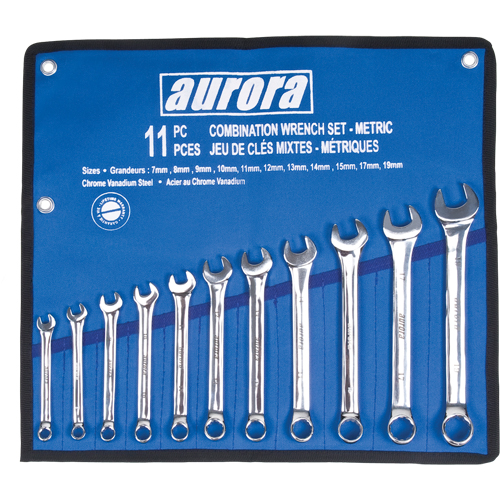 Wrench Set, Combination, 11 Pieces, Metric Distribution Jean Lapalme