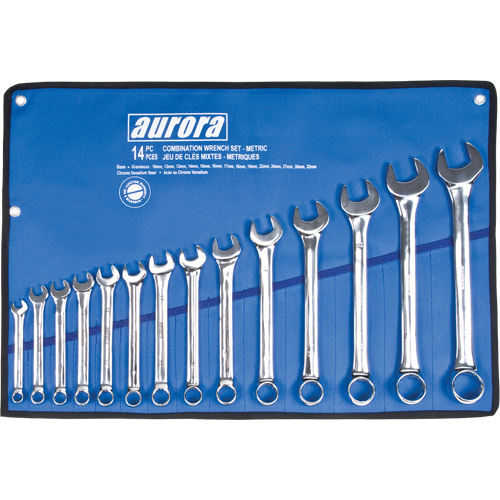 Wrench Set, Combination, 14 Pieces, Metric Distribution Jean Lapalme