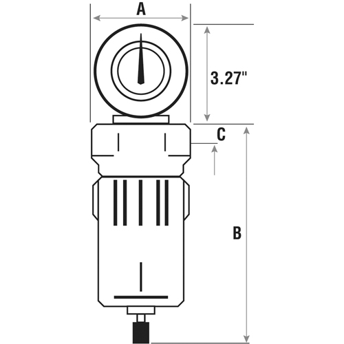 Compressed Air Filters, Modular, 3/4" NPT, Automatic Drain Distribution Jean Lapalme