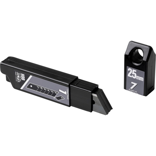 Lames de rechange noires tr&egrave;s aiguis&eacute;es, Style Cassable Distribution Jean Lapalme