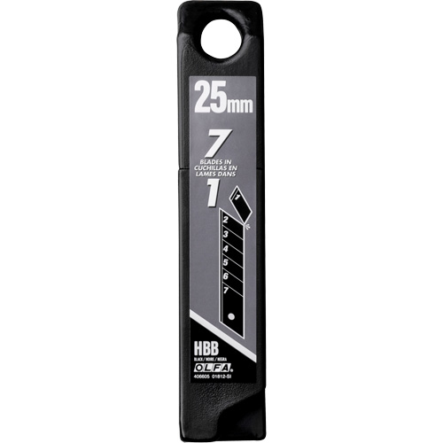 Lames de rechange noires tr&egrave;s aiguis&eacute;es, Style Cassable Distribution Jean Lapalme