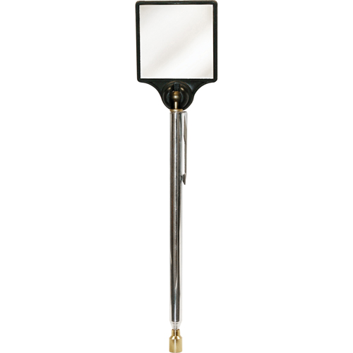 Inspection Magnetic Mirror, Square, 2" L x 2" W, Telescopic Distribution Jean Lapalme
