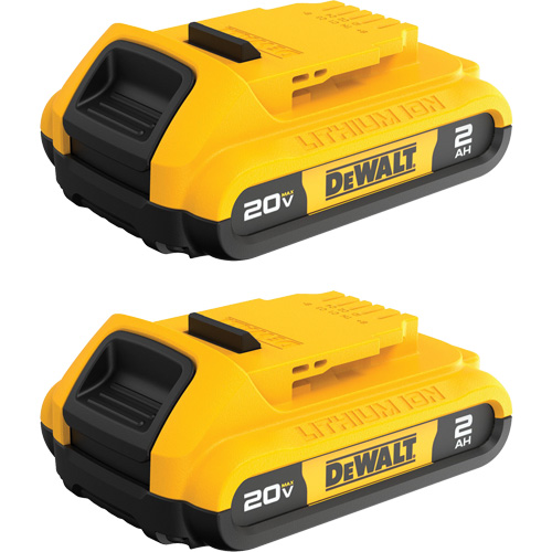 Max* Compact Batteries, Lithium-Ion, 20 V, 2 A Distribution Jean Lapalme
