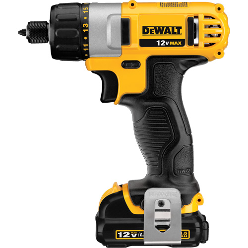 Ensemble de tournevis max, 1/4", 12 V, 160 UWO couple max., Lithium-ion bloc-pile Distribution Jean Lapalme