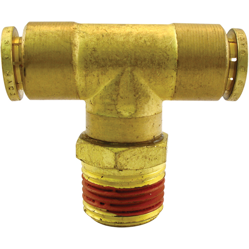P.T.C. Swivel Male Branch Tees, Brass, 1/8" Distribution Jean Lapalme