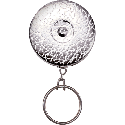Porte-cl&eacute;s &agrave; d&eacute;vidoir The Original, Chrome, C&acirc;ble 24", Fixation Agrafe de ceinture Distribution Jean Lapalme