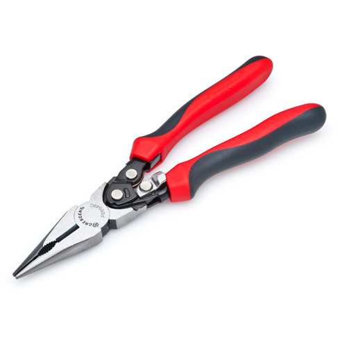 Pro Series Dual Material Long Nose Compound Action Cutting Pliers, 9" L Distribution Jean Lapalme