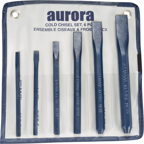 6-Piece Cold Chisel Set Distribution Jean Lapalme
