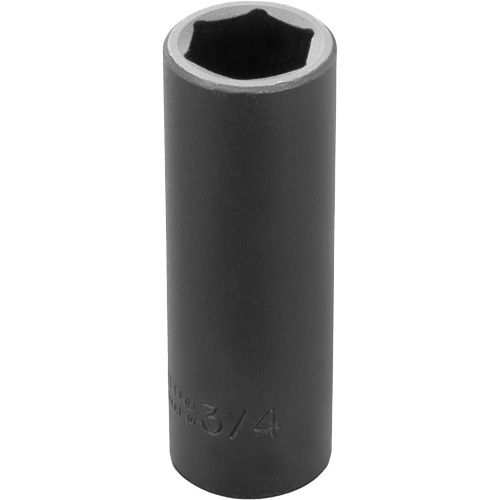 Socket, Impact, 3/4", 1/2" Drive, 6 Points, Deep Distribution Jean Lapalme