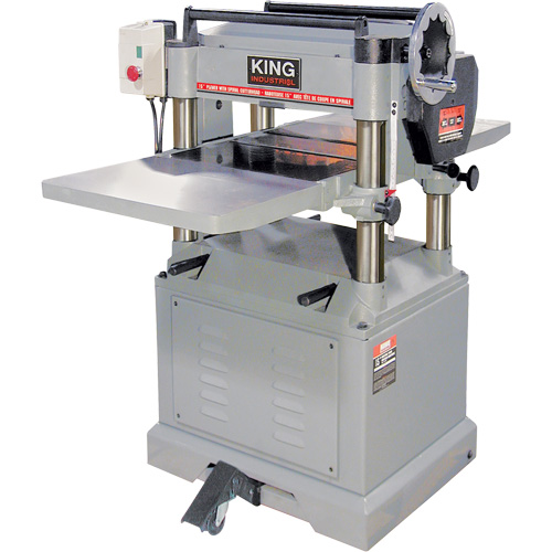 Planers- Spiral cutterhead, 42" W x 32-1/2" L x 45" H Distribution Jean Lapalme