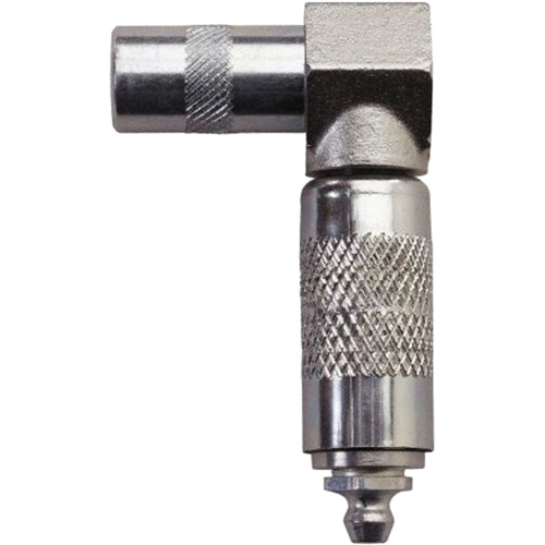 Coupleur &agrave; angle droit pour pistolet graisseur Distribution Jean Lapalme