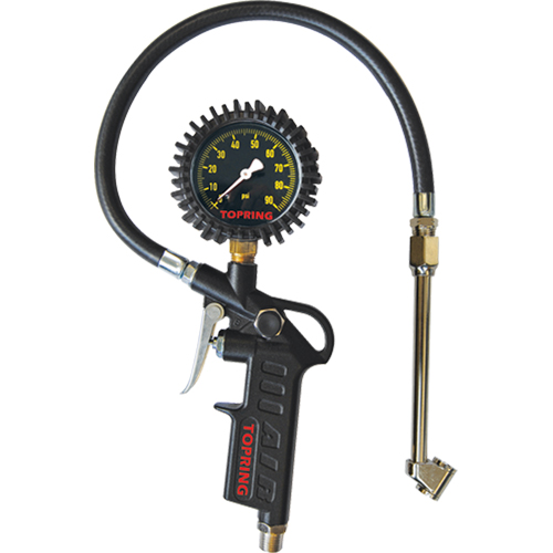 Manom&egrave;tres pour roues jumel&eacute;es- Manometres de gonflage a cadran de style pistolet Distribution Jean Lapalme