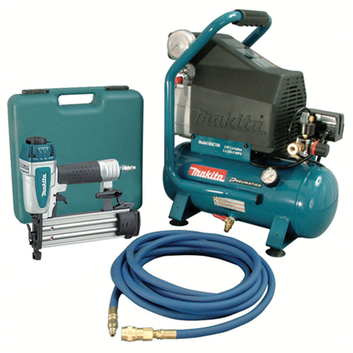 Trousses de compresseur d'air et Cloueuse Brad, &eacute;lectrique, 2,6 gal. (2,6 gal. US), 130 PSI, 120/1 V Distribution Jean Lapalme