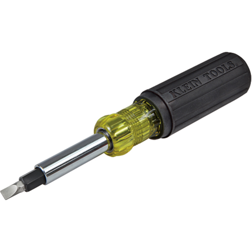 Heavy-Duty Multi-Bit Screwdriver/Nut Driver, 7-9/10" L, Cushion Grip Handle Distribution Jean Lapalme