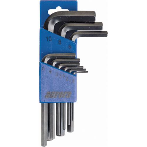 Hex Key Pouch Set, 9 Pcs., Metric Distribution Jean Lapalme