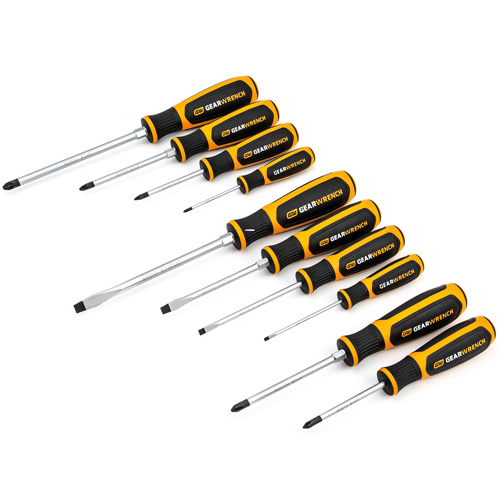 Phillips&reg;/Slotted/Pozidriv&reg; Dual Material Screwdriver Set, 10 Pcs. Distribution Jean Lapalme