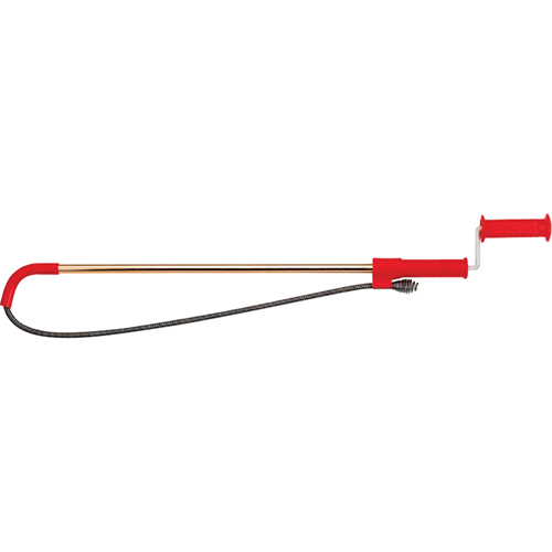 Toilet Auger No.K-3 with Head, Manual, Bulb, 3' Cable Length Distribution Jean Lapalme