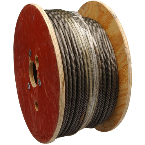 C&acirc;ble m&eacute;tallique &agrave; noyau en fibre Distribution Jean Lapalme
