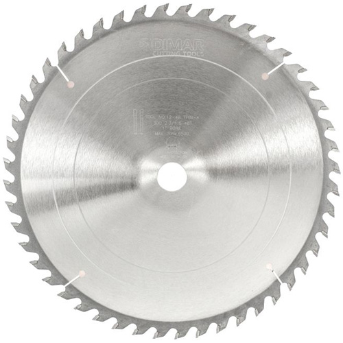 Industrial Saw Blade - Crosscut Thin Kerf, 12", 48 Teeth, Wood Use Distribution Jean Lapalme