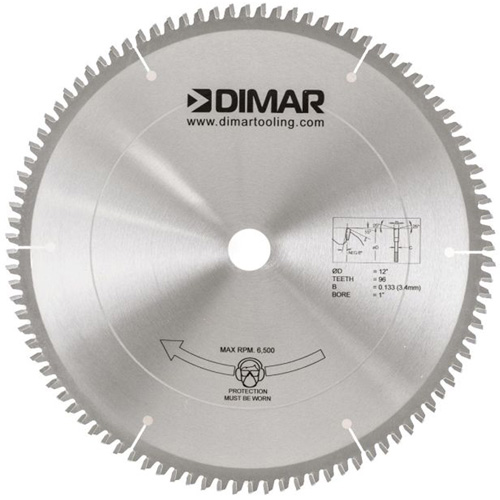 Lame de scie pour coupe de m&eacute;lamine, 12", 96 dents, Pour Bois Distribution Jean Lapalme