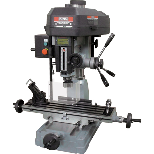 Milling Drilling Machines, 12 Speeds, 1-1/4" Drilling Capacity Distribution Jean Lapalme