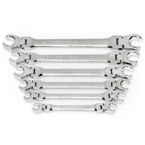 Wrench Set, Flare Nut/Flex Head, 6 Pieces, Metric Distribution Jean Lapalme