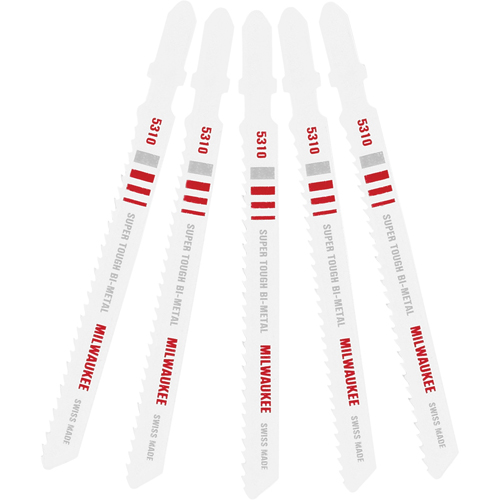 Jigsaw Blade, Bi-Metal, T-Shank, 4" L, 10 TPI Distribution Jean Lapalme