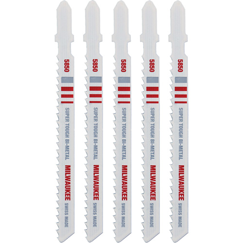 Lame de scie sauteuse, Bim&eacute;tal, Tige en T, 4" lo, 8 dents par pouce Distribution Jean Lapalme