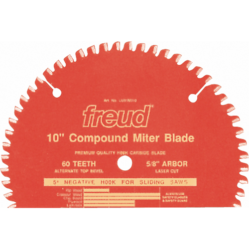 TCS Sliding Compound Mitre Blades Industrial Blades, 10", 60 Teeth, Wood Use Distribution Jean Lapalme