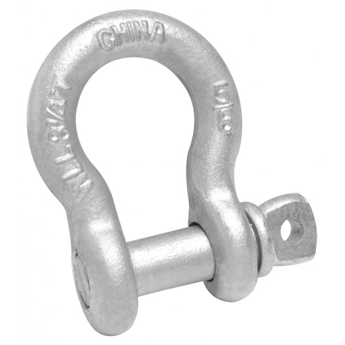 Anchor Shackle, 1/4", Screw Pin, Hot Dip Galvanized Distribution Jean Lapalme