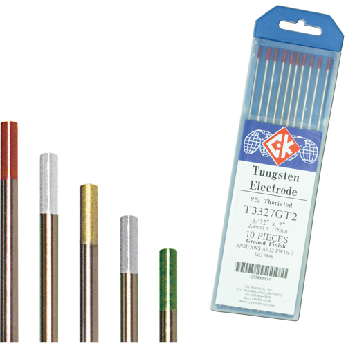 &eacute;lectrodes de tungst&egrave;ne, 0,020" dia. x 7" lo Distribution Jean Lapalme