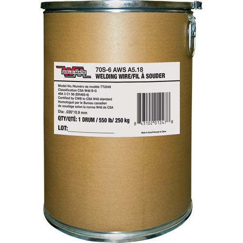 ER70S6 Welding Wire, Carbon Steel, 0.035" Diameter Distribution Jean Lapalme