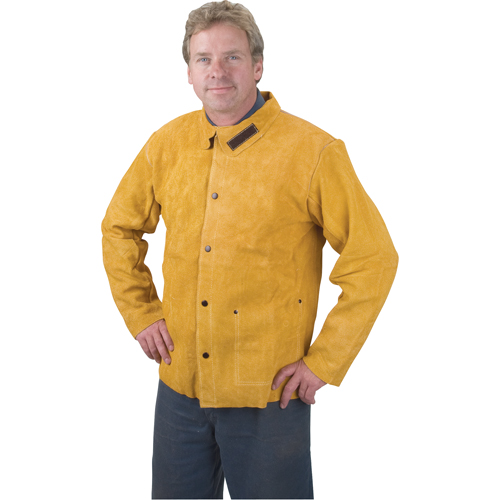 Veste de soudage, Cuir, Moyen, Golden Brown Distribution Jean Lapalme