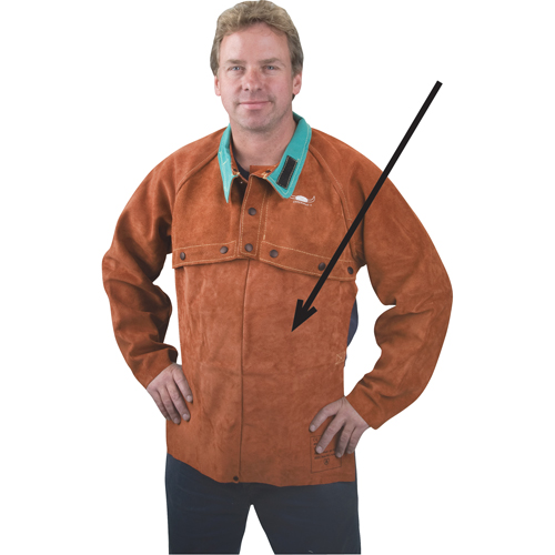 Tablier en cuir, 20" lo, Lava Brown Distribution Jean Lapalme