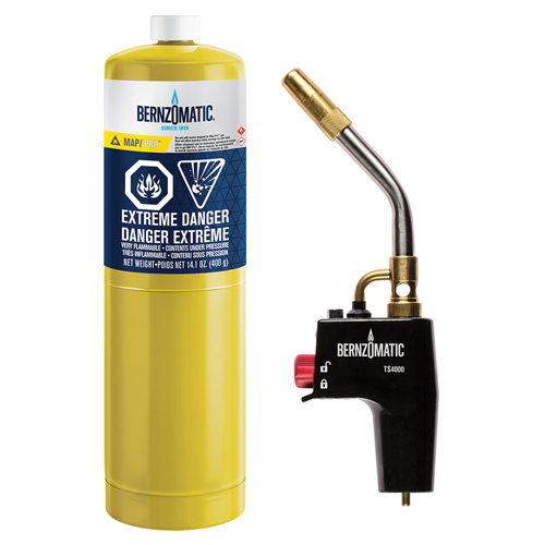 Trigger Start Cast Aluminum MAP-Pro Gas Torch Kit Distribution Jean Lapalme