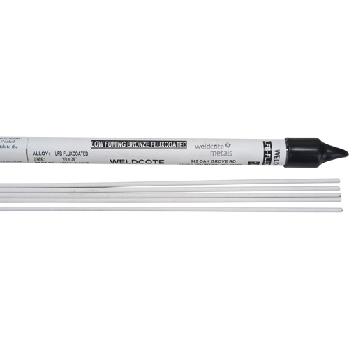 Baguettes pour soudage TIG en longueurs de 36", 3/32", Bronze recouvert de flux pour soudo-brasage Distribution Jean Lapalme