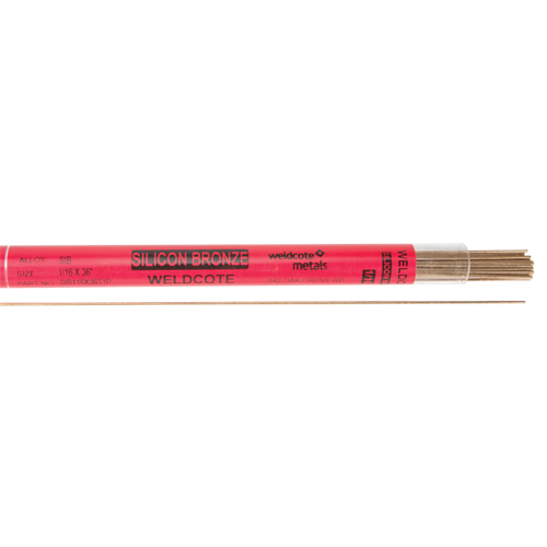 Baguettes pour soudage TIG en longueurs de 36", 1/16", Bronze silicon&eacute; Distribution Jean Lapalme