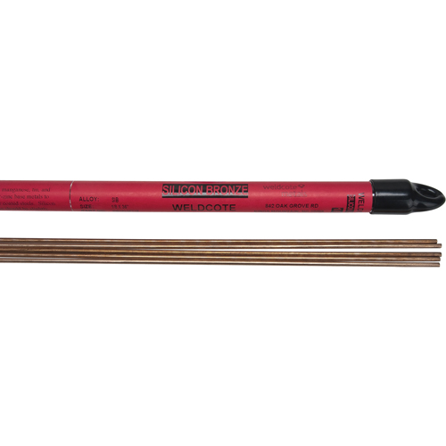 36" Cut Length TIG Rods, 1/8", Silicone Bronze Distribution Jean Lapalme