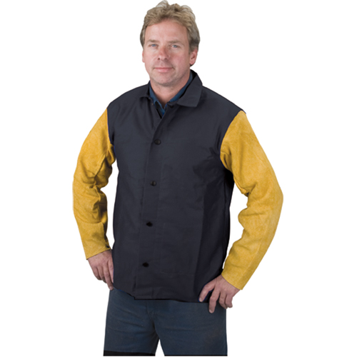 Welding Jacket, Proban, 4X-Large, Black Distribution Jean Lapalme