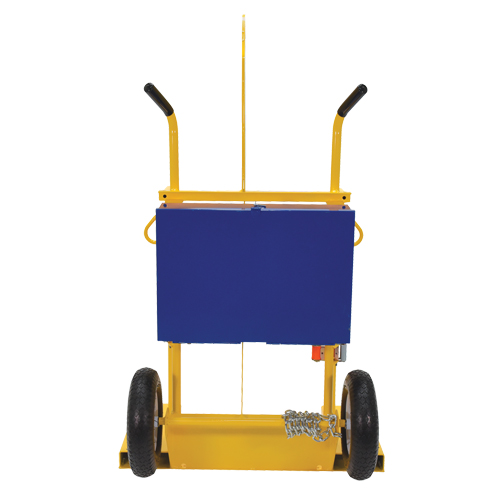 Chariot pour chalumeau et bouteille de soudage, Roues Pneumatique, Base de 24" la x 19-1/2" lo, 500 lb Distribution Jean Lapalme