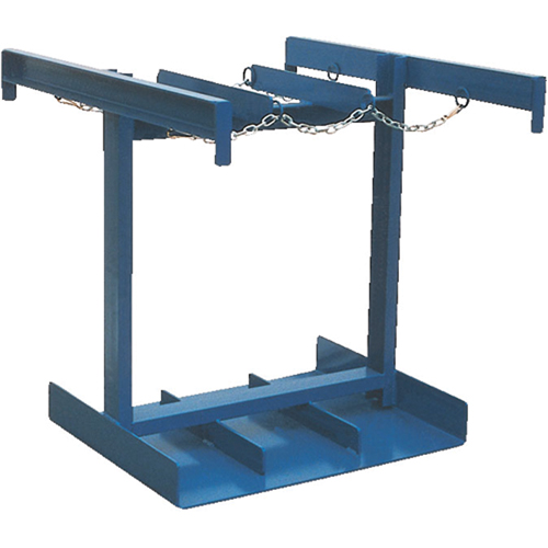 Chariot pour bouteilles, Roues Caoutchouc, Base de 35" la x 38" lo, 500 lb Distribution Jean Lapalme