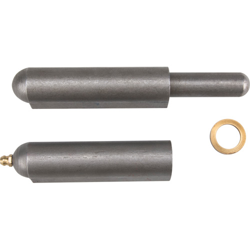 Charni&egrave;re &agrave; souder, 0,906" dia. x 7,874" lo, Acier doux a/goupille fixe en acier Distribution Jean Lapalme