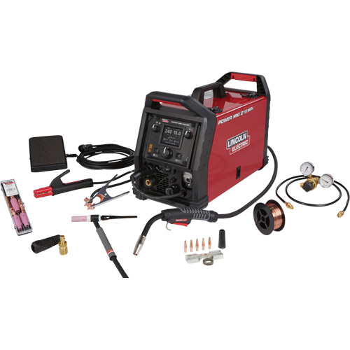 Soudeuse &agrave; proc&eacute;d&eacute; multiple POWER MIG 215 MPi TIG One-Pak, 120 V/230 V, 1 Ph, 60 Hz Distribution Jean Lapalme
