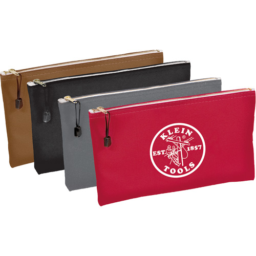 4-Pack Zipper Tool Pouches, Tool Holder, Canvas, 1 Pockets Distribution Jean Lapalme